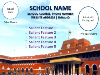 SCHOOL NAME SCHOOL ADDRESS, PHONE NUMBER WEBSITE ADDRESS | EMAIL-ID