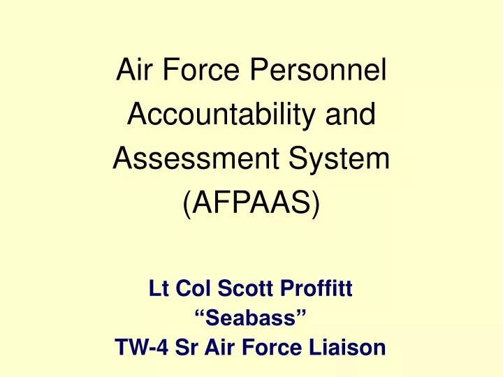 air force personnel accountability and assessment system afpaas