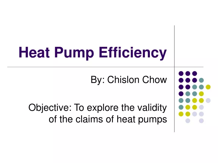 heat pump efficiency