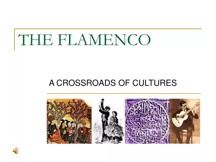 the flamenco