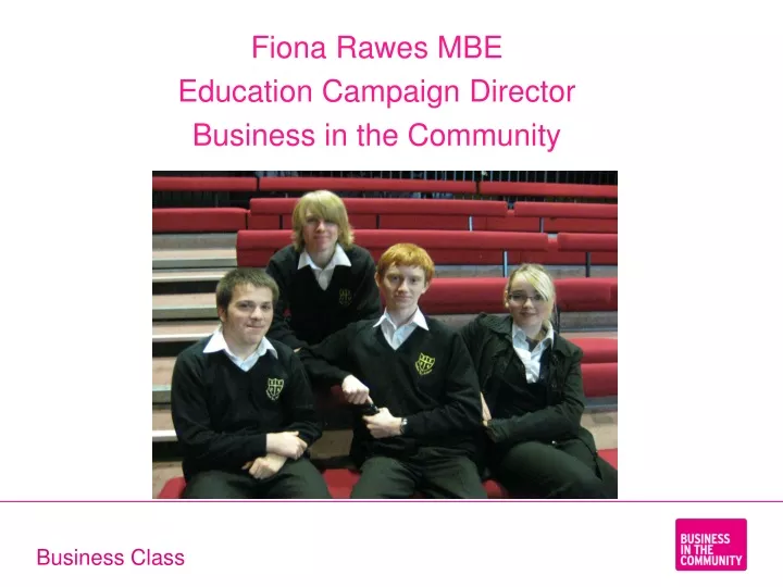 fiona rawes mbe education campaign director
