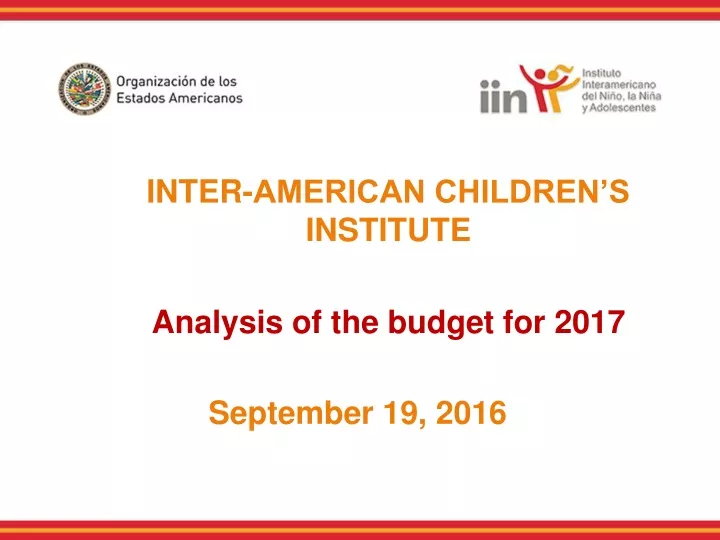 inter american children s institute