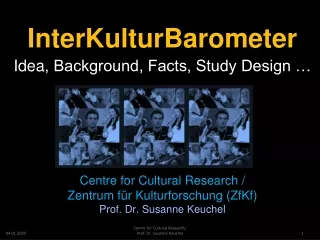 The ‚KulturBarometer-Series‘ and its  Background