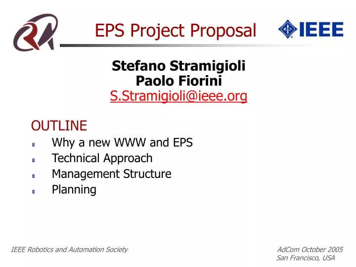 eps project proposal