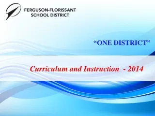 Curriculum and Instruction  - 2014