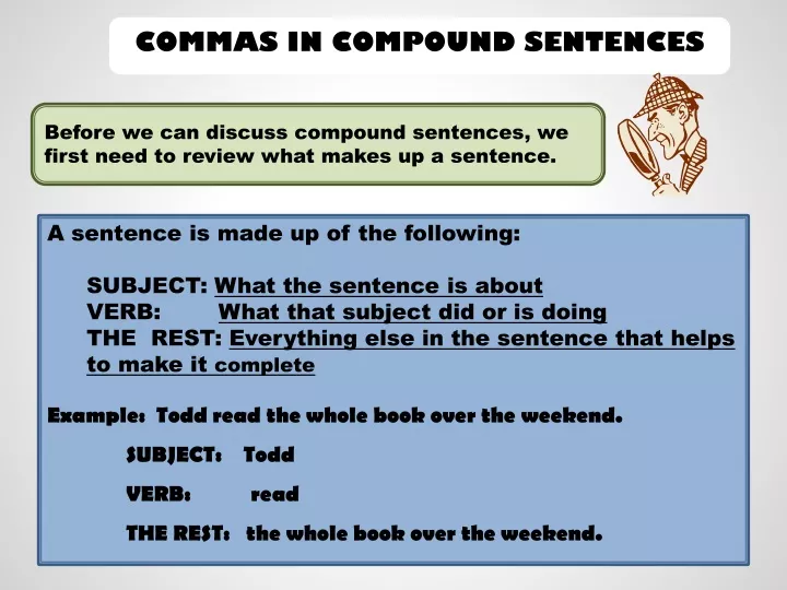 commas in compound sentences