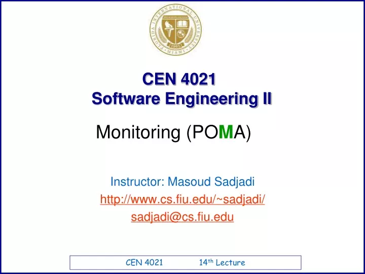 cen 4021 software engineering ii