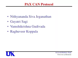 PAX CAN Protocol