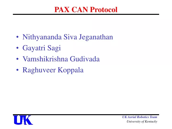 pax can protocol