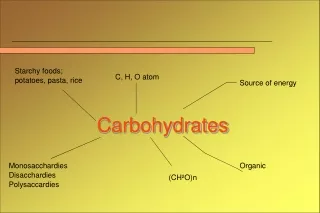 Carbohydrates