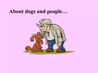 About dogs and people…