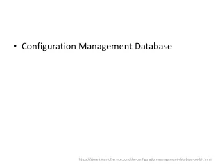Configuration Management Database
