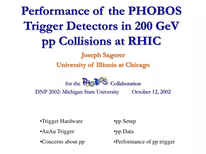 performance of the phobos trigger detectors in 200 gev pp collisions at rhic