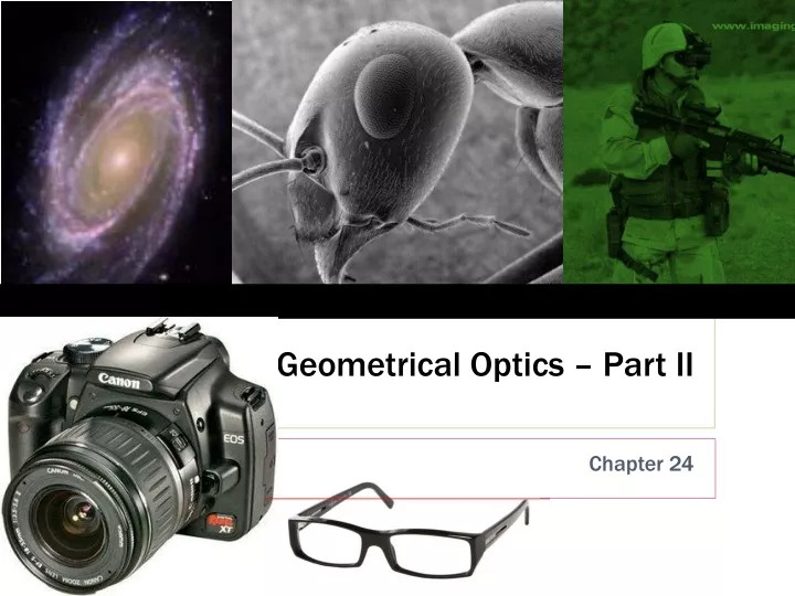 geometrical optics part ii