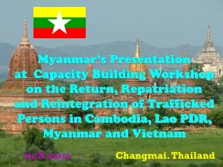 Myanmar’s Presentation