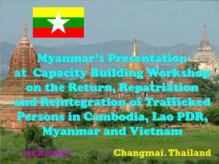 myanmar s presentation at capacity building