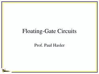 Floating-Gate Circuits