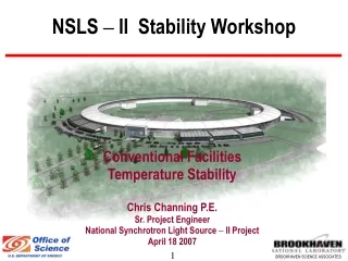 NSLS  –  II  Stability Workshop