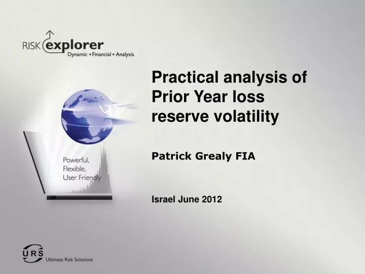 practical analysis of prior year loss reserve