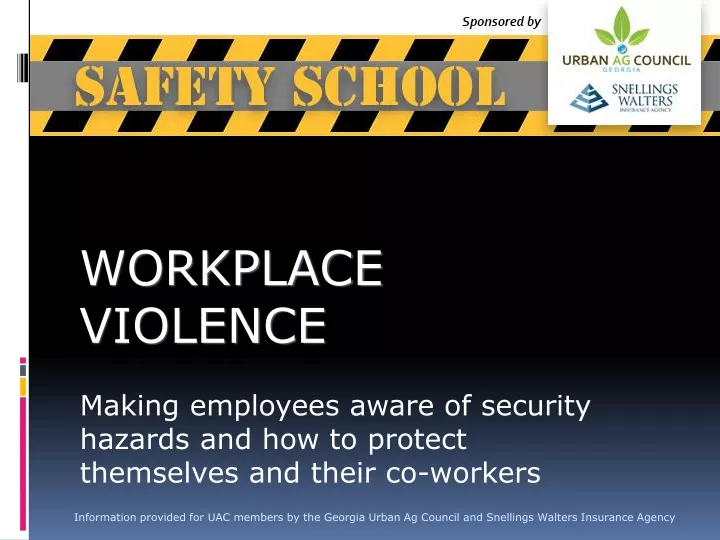 making employees aware of security hazards and how to protect themselves and their co workers