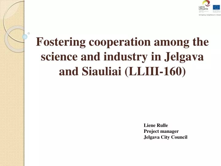 fostering cooperation among the science