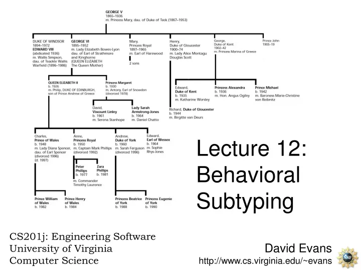 david evans http www cs virginia edu evans