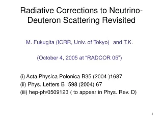 Radiative Corrections to Neutrino-Deuteron Scattering Revisited