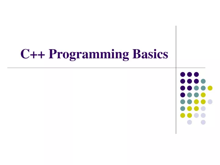 c programming basics