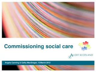 Commissioning social care