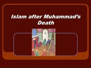 Islam after Muhammad’s Death