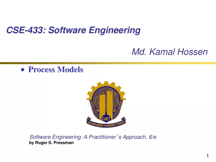 cse 433 software engineering md kamal hossen