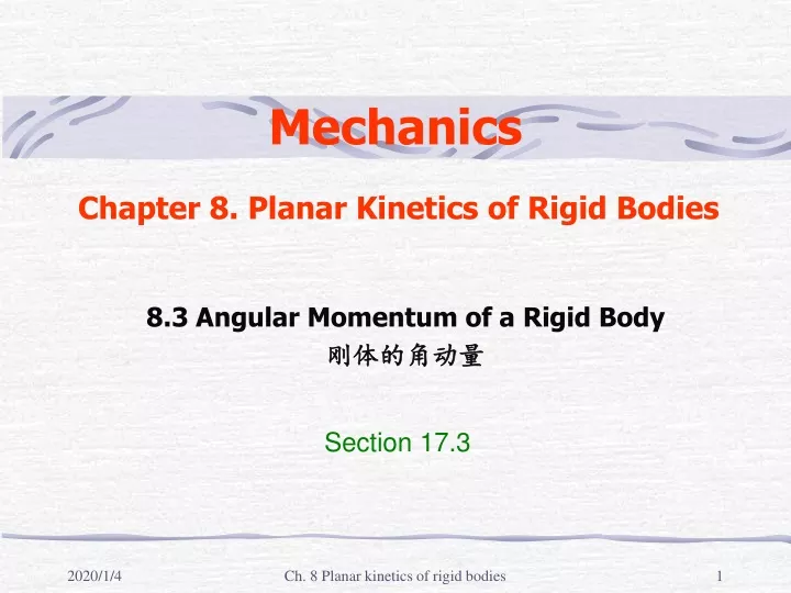 mechanics