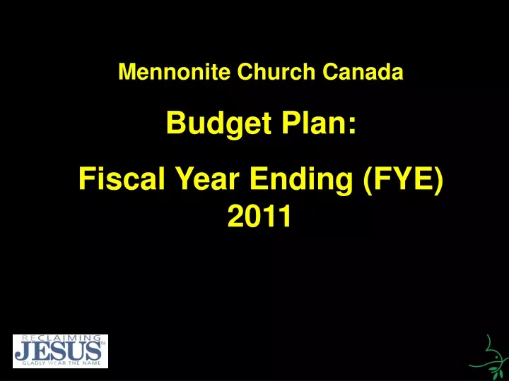 mennonite church canada budget plan fiscal year
