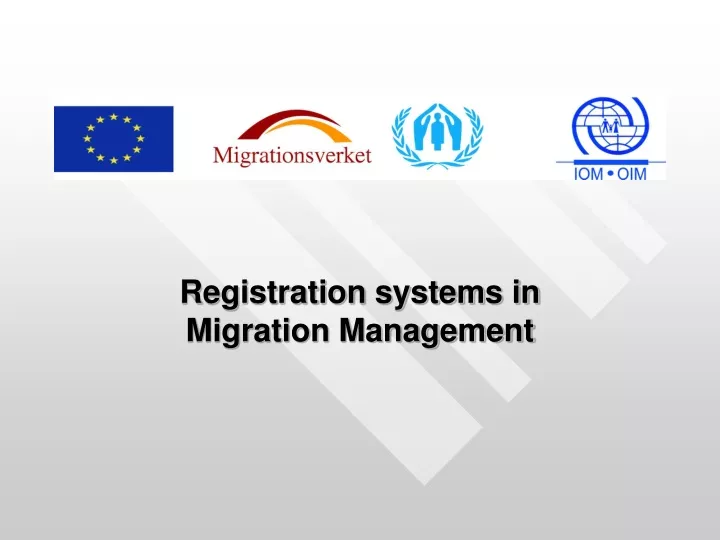 registration systems in migration management
