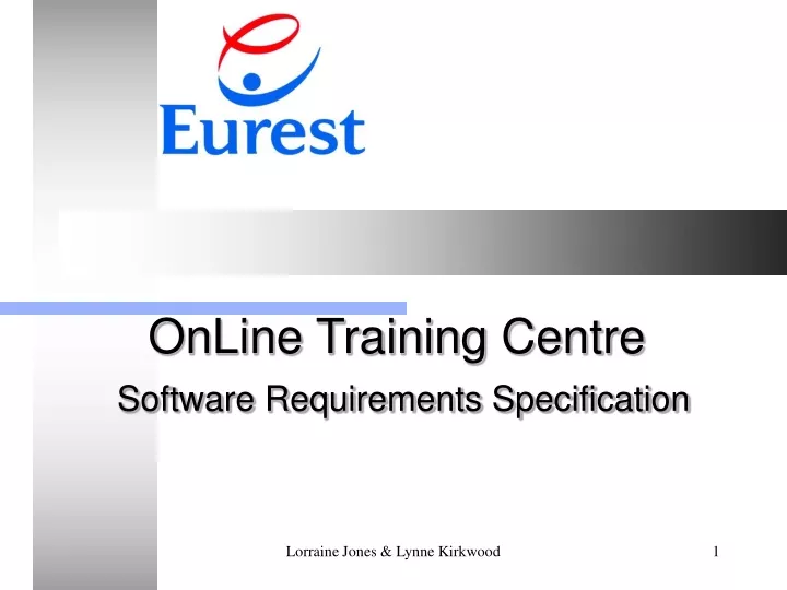 online training centre software requirements specification