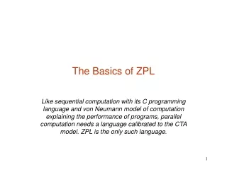 The Basics of ZPL