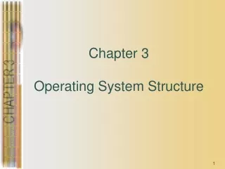 Chapter 3 Operating System Structure