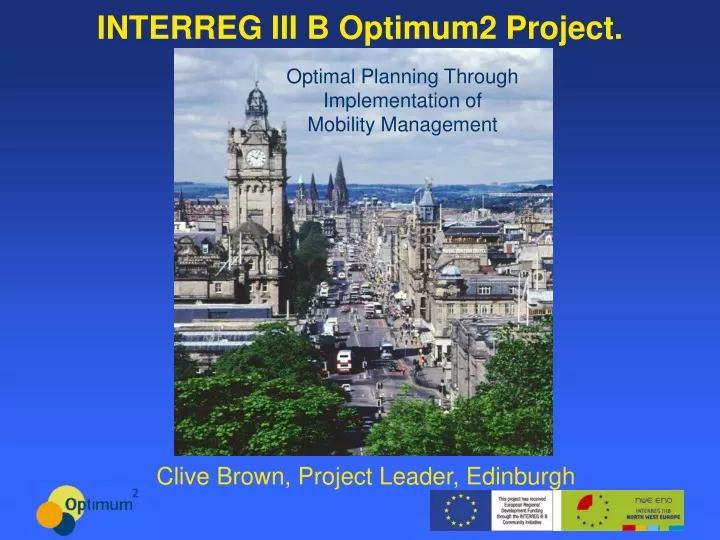interreg iii b optimum2 project