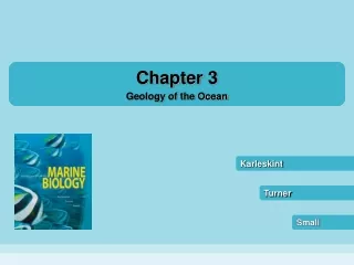Chapter 3 Geology of the Ocean