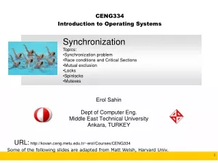 CENG334 Introduction to Operating Systems