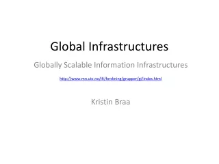 Global Infrastructures