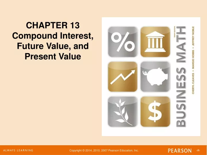 chapter 13 compound interest future value