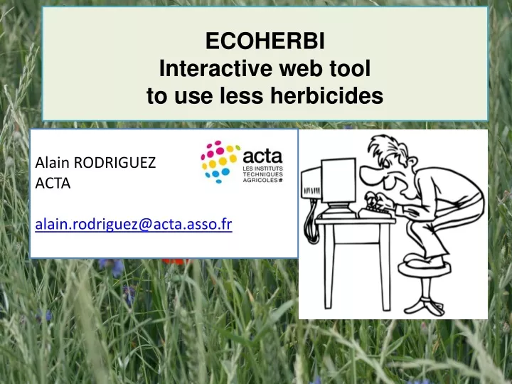 ecoherbi interactive web tool to use less