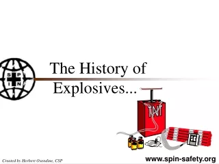 The History of Explosives...
