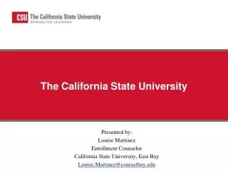 The California State University