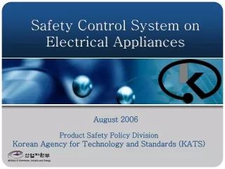 Safety Control System on Electrical Appliances