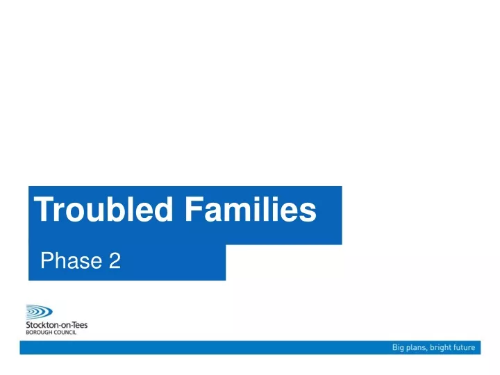 troubled families