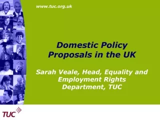 Domestic Policy Proposals in the UK