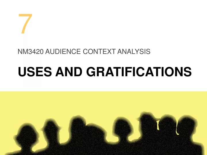nm3420 audience context analysis