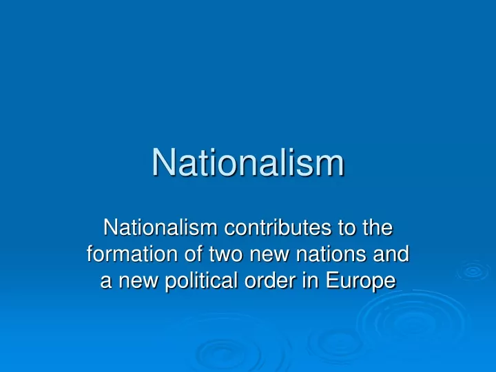 nationalism